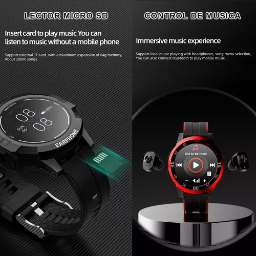 Smartwatch con memoria interna para musica hotsell