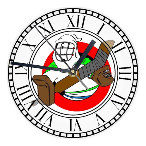 Reloj Redondo Madera Brillante Cazafantasmas  Mod 55