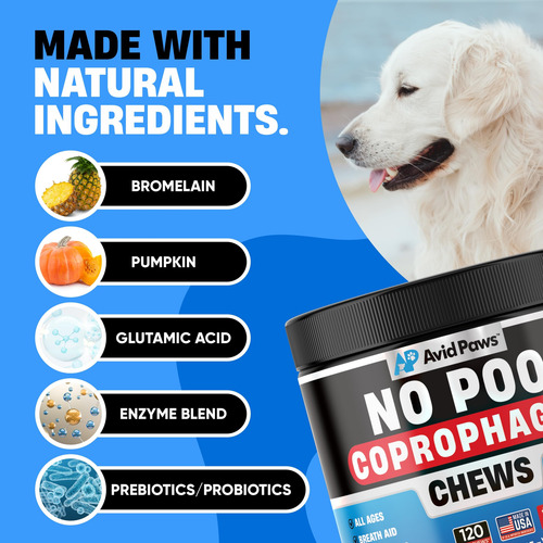 Mastiga Avid Paws, Não Faz Cocô Para Cães, Dissuasor De Copr