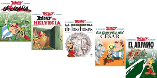 Pack Asterix ( 15 - 16 - 17 - 18 - 19 ) - Rene Goscinny 
