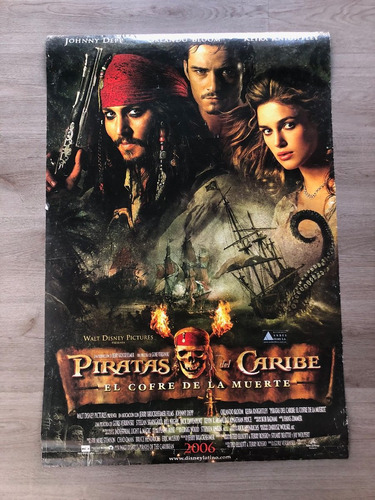 Poster Piratas Del Caribe 2 El Cofre De La Muerte (español)