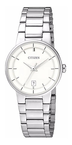 Imagen 4 de 6 de Reloj Citizen Dama Eu6010 Acero Sumergible Wr50 Jr Joyas