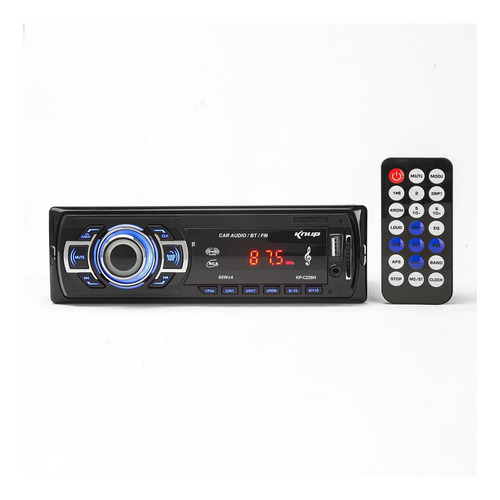 Imagem 3 de 7 de Radio Som Automotivo Bluetooth Controle Remoto Mp3 Usb Sd