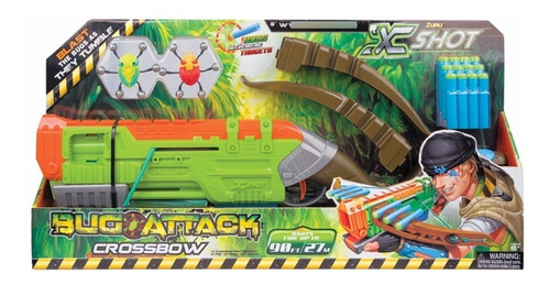Imagen 4 de 5 de Ballesta X Shot Bug Attack Crossbow Pistola Lanza Dardos