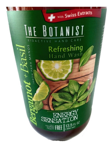 Imagen 2 de 5 de 4 Jabones Líquidos The Botanist Bergamota & Albahaca Berries Menta & Lavanda Miel Aromas Finos