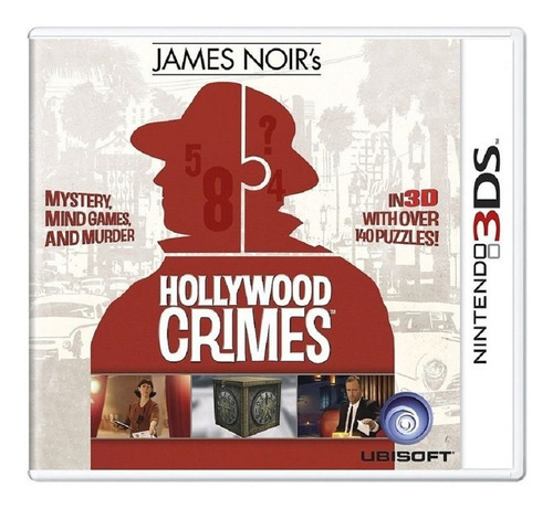 James Noirs Hollywood Crimes, juego multimedia físico para Nintendo 3ds