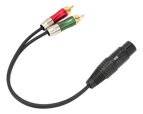 Adaptador Xlr Hembra A Cable De 3 Pines De Enchufe Doble, De