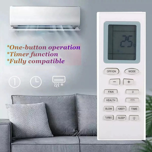 Control Remoto Para Aire Acondicionado Anwo Universal Blanco Blanco