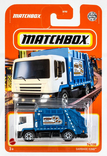 Matchbox Garbage King 74/100 (azul)