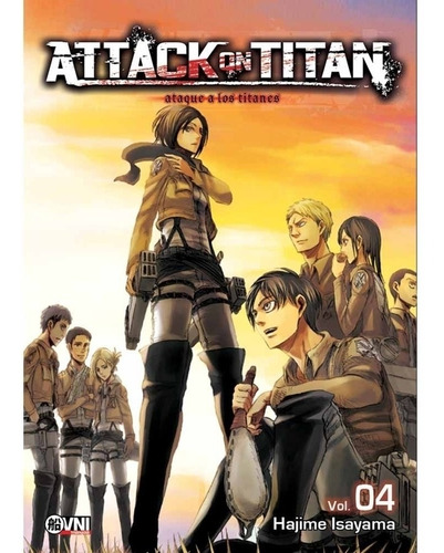 Attack On Titan Vol 4 - Isayama - Manga En Español - Libro