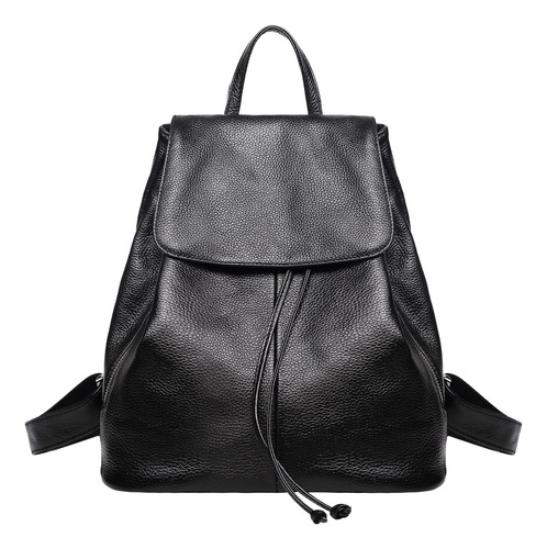 Mochila De Cuero De Viaje Para Mujer Bolso Elegante De Cue