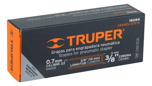 Caja Con 5000 Grapas Corona 3/8 Calibre 22 10mm P/enne-70
