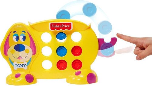 Fisher Price Perrito Tic Tac Tony, Juego De Mesa Para Niños