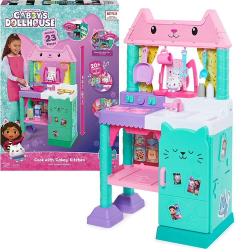 Gabby's Dollhouse, Cakey - Juego De Cocina Para Niños 