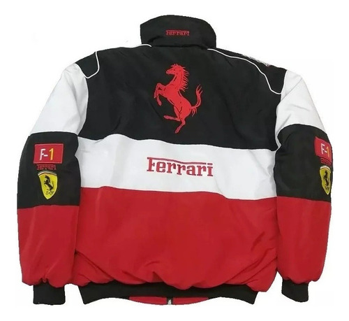 Chaqueta Racing Moto Retro Ferrari Team Otoño