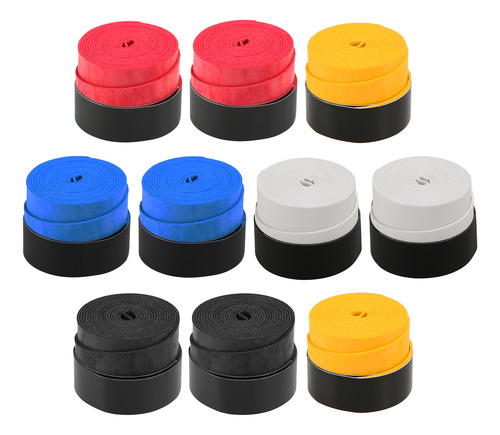 Paquete De Diademas De Tenis Overgrips Grips 10 Grips