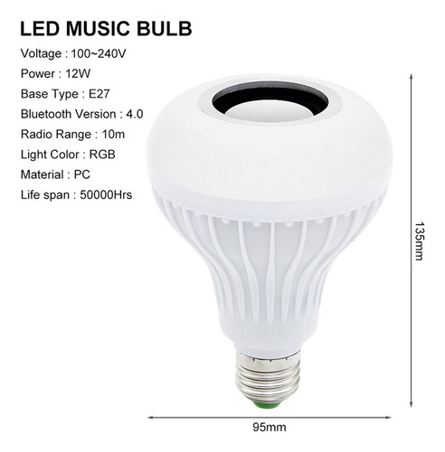 A A Smart Bulb App Control Rgbcw Bluetooth Music Rhy-thm