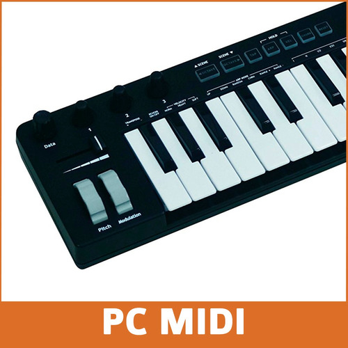 Imagen 6 de 10 de Teclado Controlador Midi Midiplus Akm322 32 Teclas Sensitivo