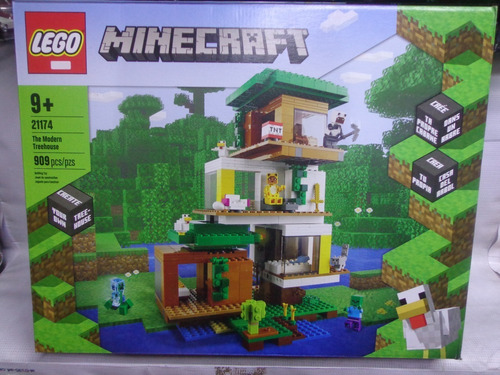 La Casa Del Arbol Moderna Lego Minecraft Modelo 21174