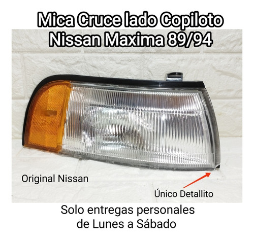 Mica Cruce Lado Copiloto Nissan Maxima  89/94 Original 