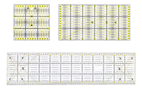 3 Regla Universal, Regla De Corte Rotativo, Regla De Patchwo