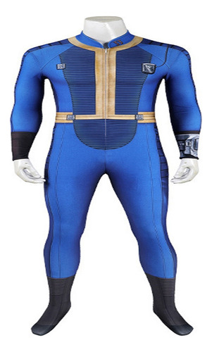 Fwefww Fallout Man Cos Shelter Jumpsuit Cosplay Mallas De