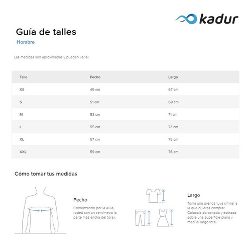 Remera Kadur Poliester Entrenamiento Padel Tenis Running Gym