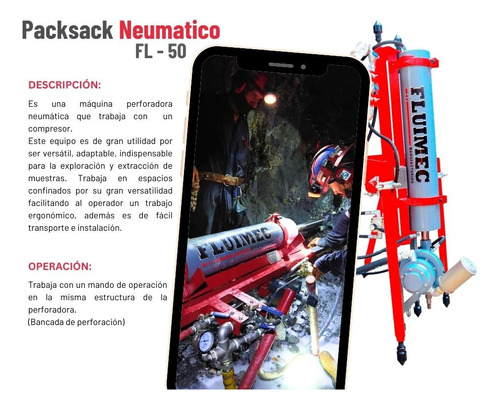 Packsack Neumática Fl -50  (versátil Y Adaptable )