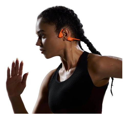 Fone De Condução Óssea Shokz Openrun Pro 2 Mini Laranja