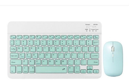 Teclado Inalámbrico Bluetooth Ratón Universal Tablet Teléfon