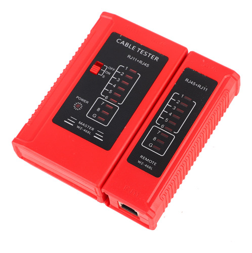 Probador De Cables De Red Wz-468 Rj45 Y Rj11 Ethernet Lan