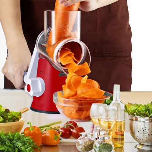 Imagem 2 de 10 de Cortador Nicer Dicer Plus E Fatiador Ralador Manivela Legume