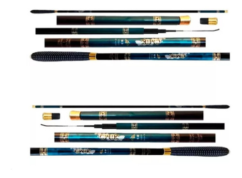 Kit 2 Varas Telescópica 100 % Carbono 6,30 Metros Gomo Longo