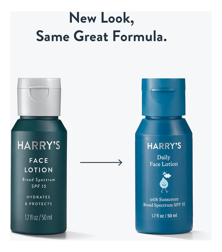 Harry's Face Lotion - Face Moisturizer With Spf 15, 1.7 Fl O