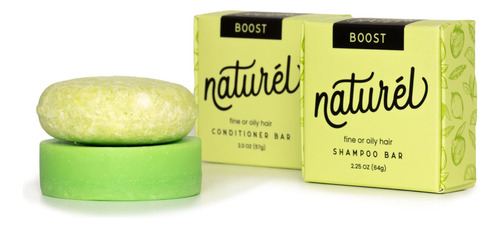 Conjunto De Barras De Shampoo E Condicionador Naturél Boost