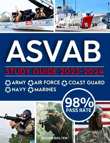 Book : Asvab Study Guide 2023-2024 The Complete Exam Prep..