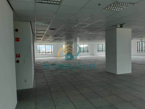 Imagem 10 de 27 de Laje Comercial Venda No West Side Com 560 M²,conceito Open Space, Com Piso Elevado, Forro, Luminárias, Ar Condicionado D - 168