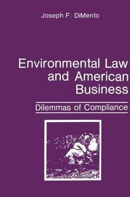 Libro Environmental Law And American Business - Joseph F....