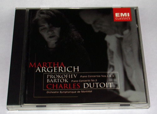 Martha Argerich Dutoit Prokofiev Bartok Cd Holandes / Kktus