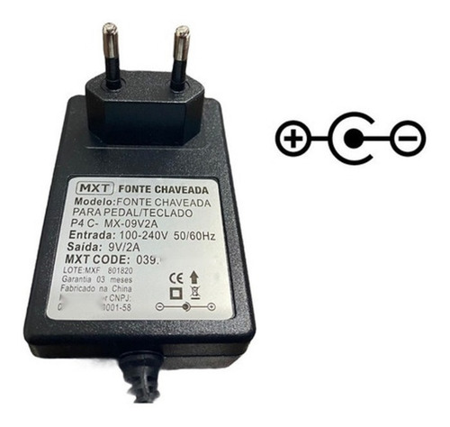 Imagem 4 de 6 de Fonte 9v 2a Rotulador Brother Pt-80 Pt-h110 Pt-e110 Pt-d210