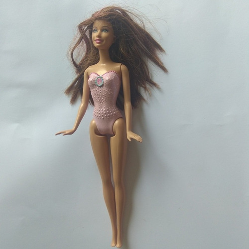 Barbie Castaña Leotardo Rosado Mattel 2011
