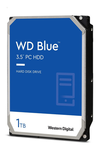Disco Duro Western Digital Wd Blue Pc 1 Tb Clase 7200 Rpm 6