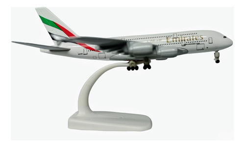 Airbus A380 Emirates, Escala 1:350, 19cms Largo, Metalico. 