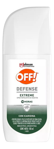 Cuidado Corporal  Off! Defense Extreme Spray 100ml