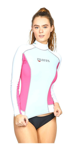 Playera Mares Rosa Protección Solar Natación Snorkel 8 - S