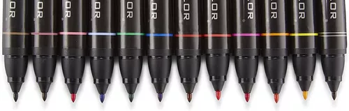 12 Marcadores Profesionales Dobles - Stanford Prismacolor