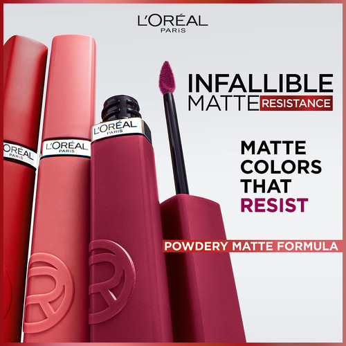Lápiz Labial Líquido Loréal Paris Infallible Matte Resistanc