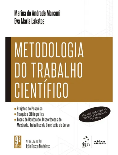 Metodologia Do Trabalho Cientifico 9ª Edição (2021) Atlas | Frete