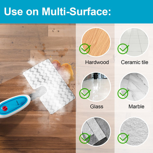 Steam Mop Moolan 10 Em 1, Poderoso Vapor Multiuso, 280 Ml