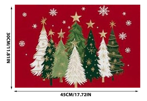 Mantel Individual Navideño Q Mantel De Mesa Christmas Home L